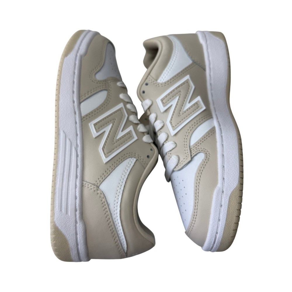 New Balance 480 Moonbeam White Leather Sneakers GGB480LB Womens 6 Youth 4.5 New